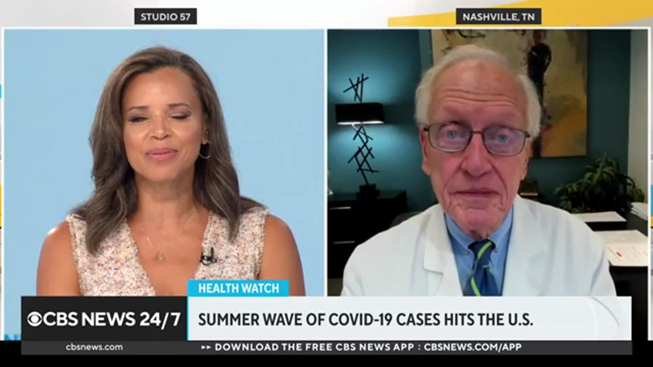 Summer wave of COVID-19 hitting U.S CBS News