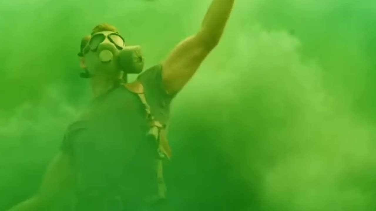 Samurai Sword vs. Anime Monsters: Epic Battle in Toxic Air