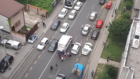 Prosvjed protiv visokih cijena goriva u Zagrebu