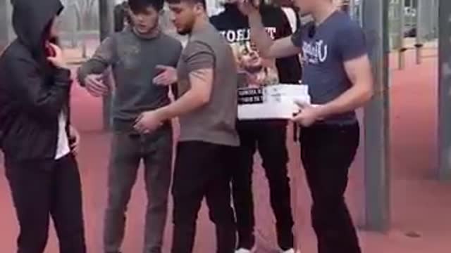 Blind man drooping mobile and money prank gone wrong #funny#pranks
