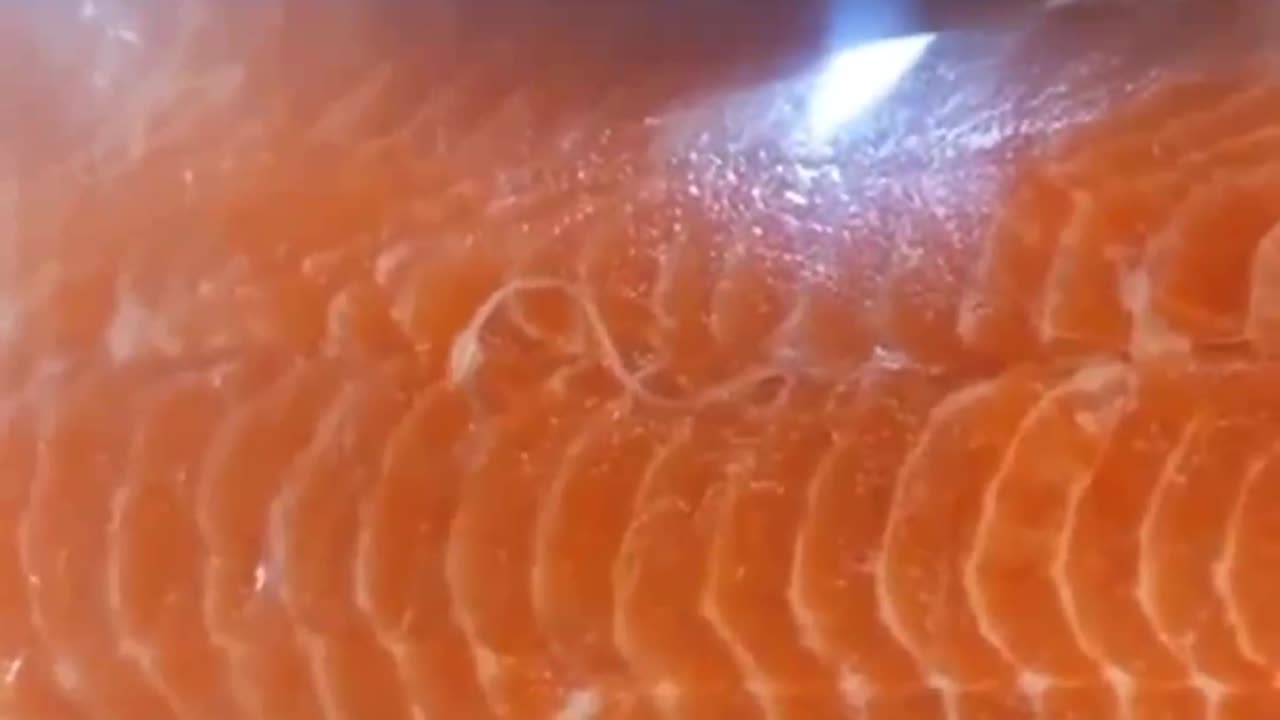 Fake fish meat, destroying your health and loads of parasites and eggs