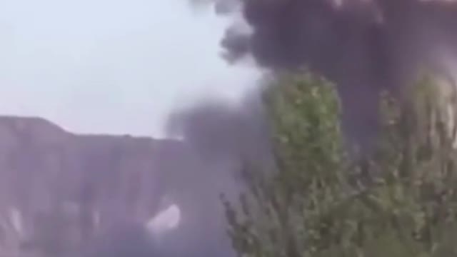 Massive Explosion After Being Bomber In The Ukraine-Russia War