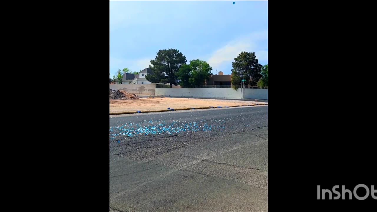 Insane Gender Reveal Tire Burnout