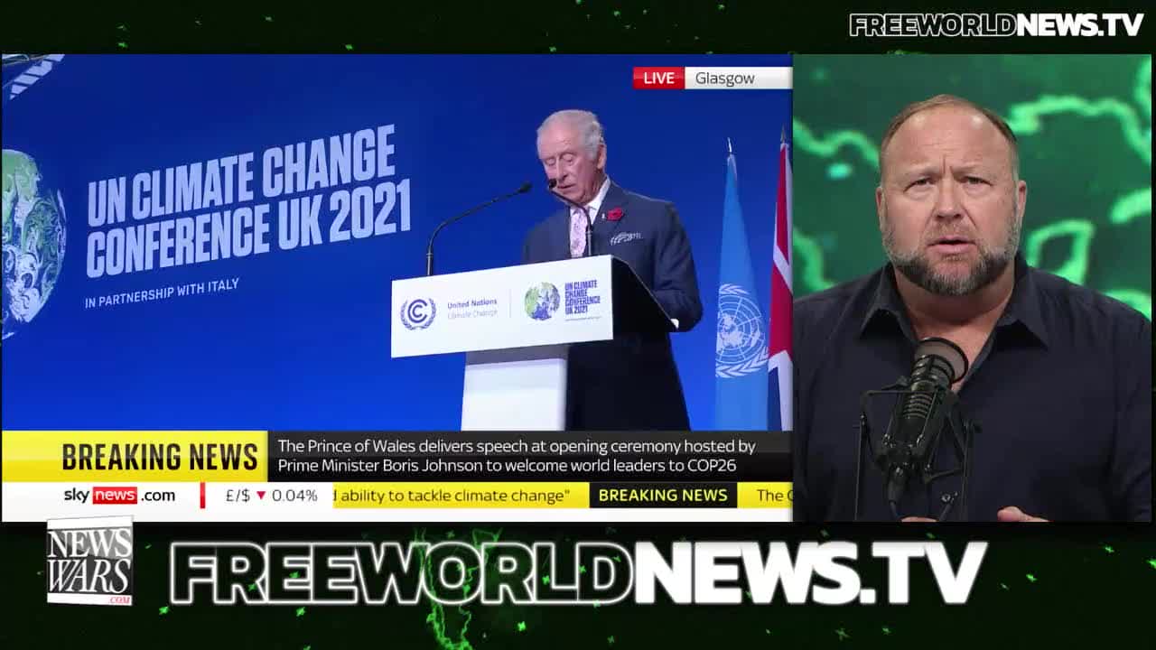 Taxpayer Funded Prince Charles wants to wage War for the Great Reset