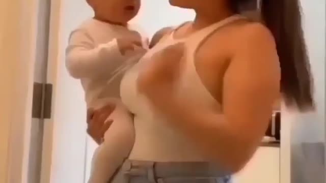 When Mummy Tells You Off ||"Kiss Her" || Mummy Says -Opps...😍😍😍 | Watch mummy&babes Combination| 😍😍😍