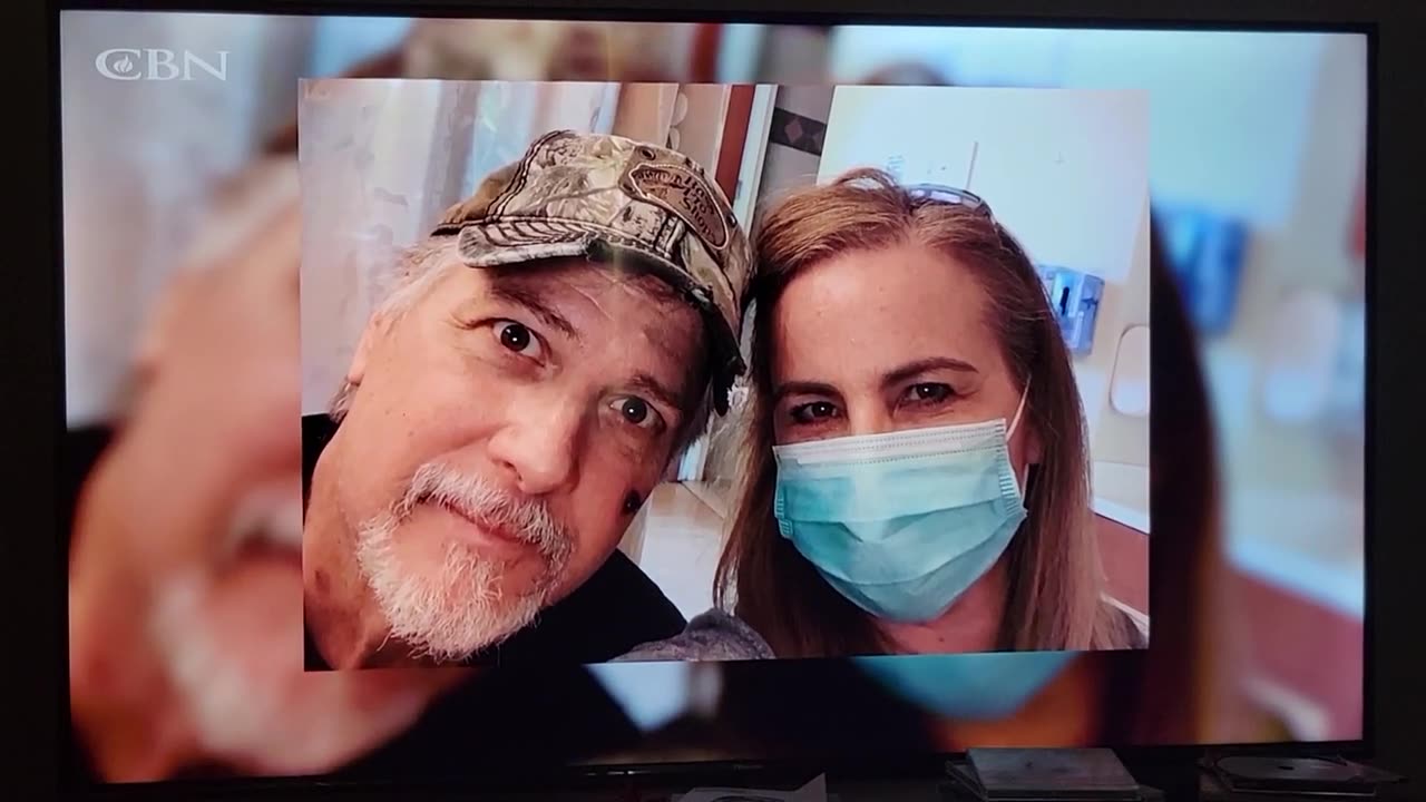 Scott and Angie on the 700 club