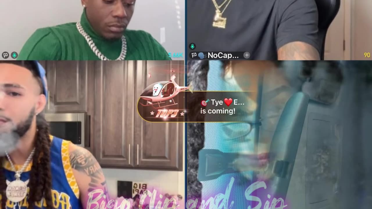 Crazy PK ft Finesse Papi No Cap Moet Dixon 21BB-Papi threatens Moet's life 11/4/24 #bigoclipandsip