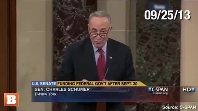 Chuck Schumer citing Dr Seuss on the floor of the us senate