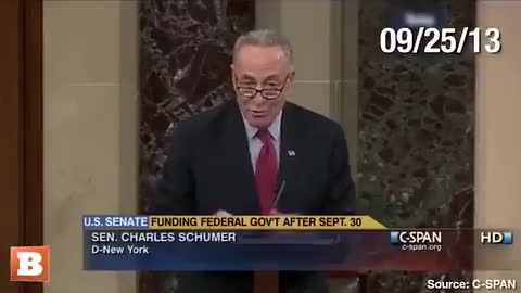 Chuck Schumer citing Dr Seuss on the floor of the us senate