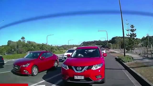 Dash cam rear end crash😅