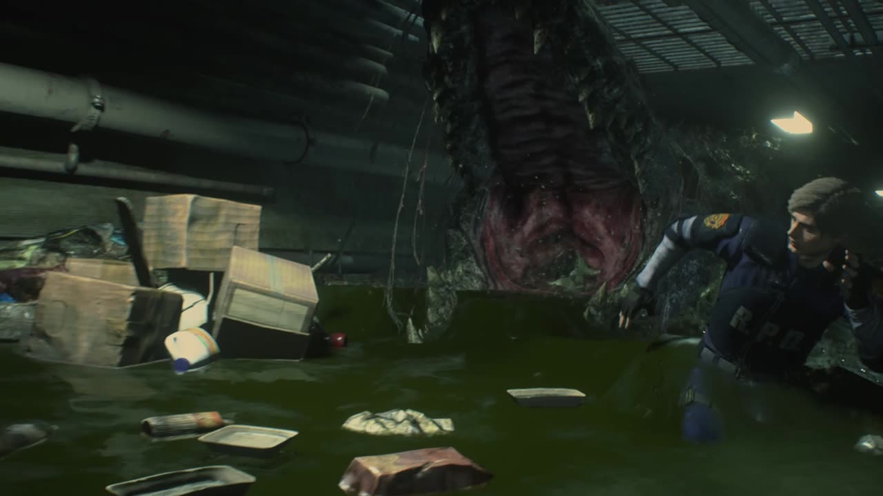 RESIDENT EVIL 2 REMAKE ATM-4 Giant ALLIGATOR HARDCORE