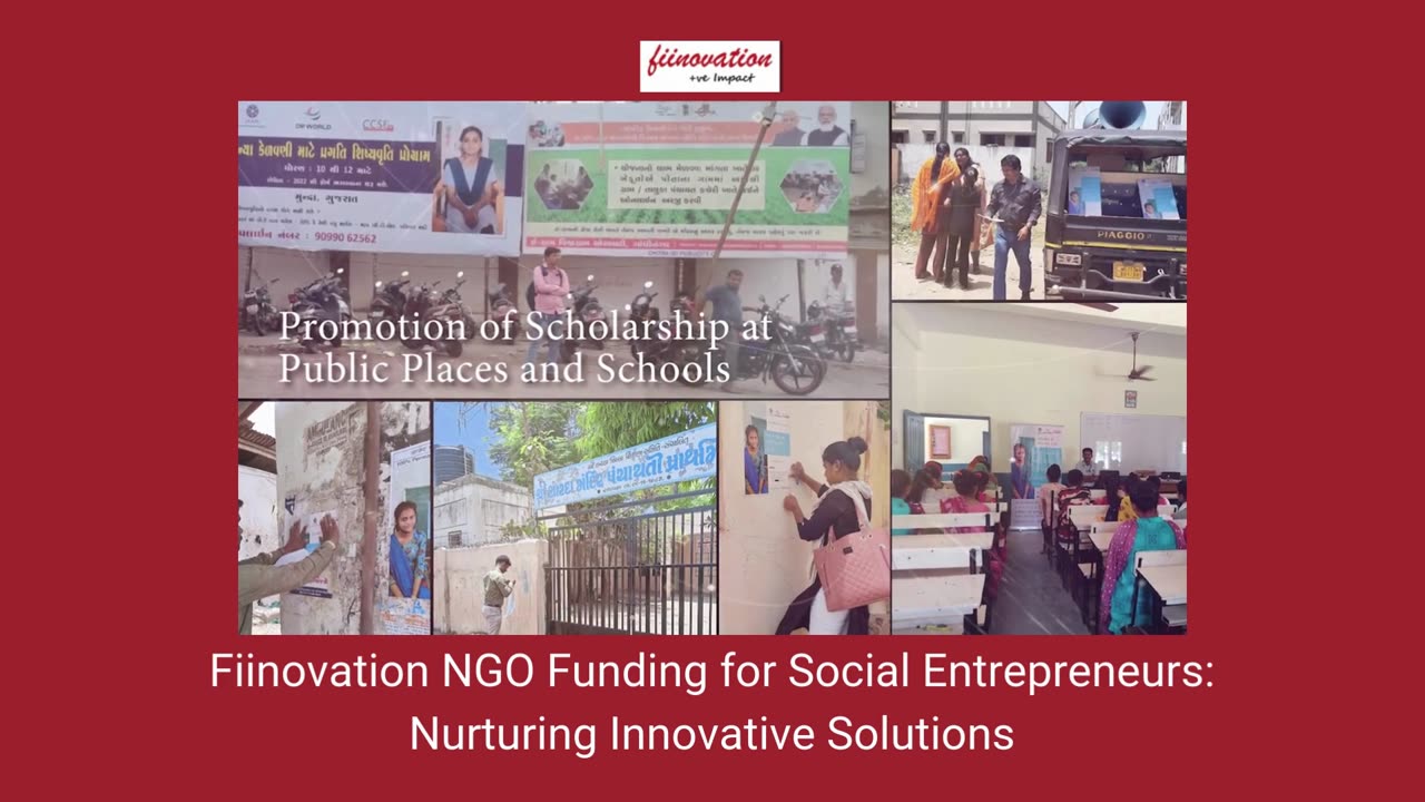 Fiinovation NGO Funding for Social Entrepreneurs: Nurturing Innovative Solutions