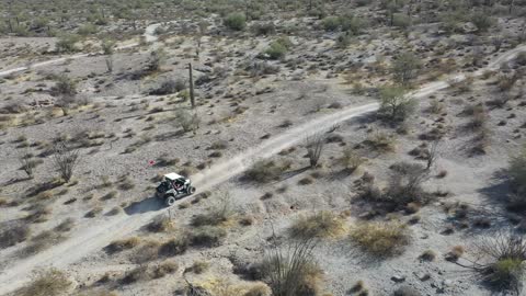 Off road side by side in desert with Rick in Salome, AZ