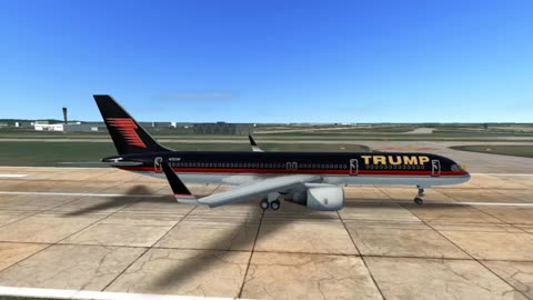 DONALD TRUMP PLANE