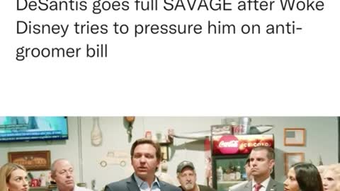 DeSantis goes full SAVAGE after Woke Disney tries to pressure him on a