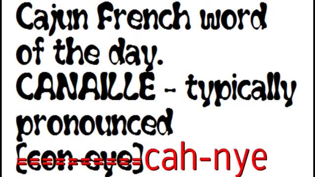 Cajun French - Daily Graphic - Part 4