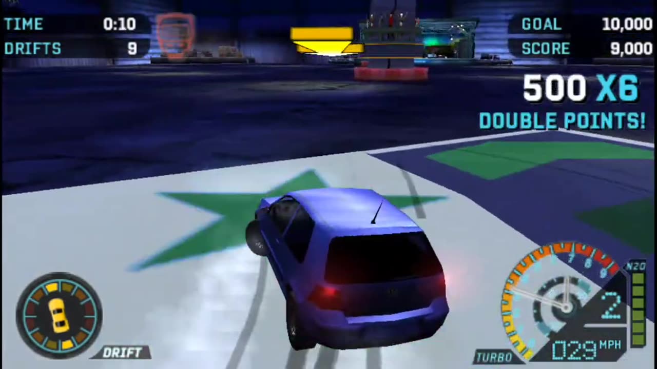 NFS Underground Rivals - Drift Attack Event 6 Bronze Difficulty(PPSSP HD)