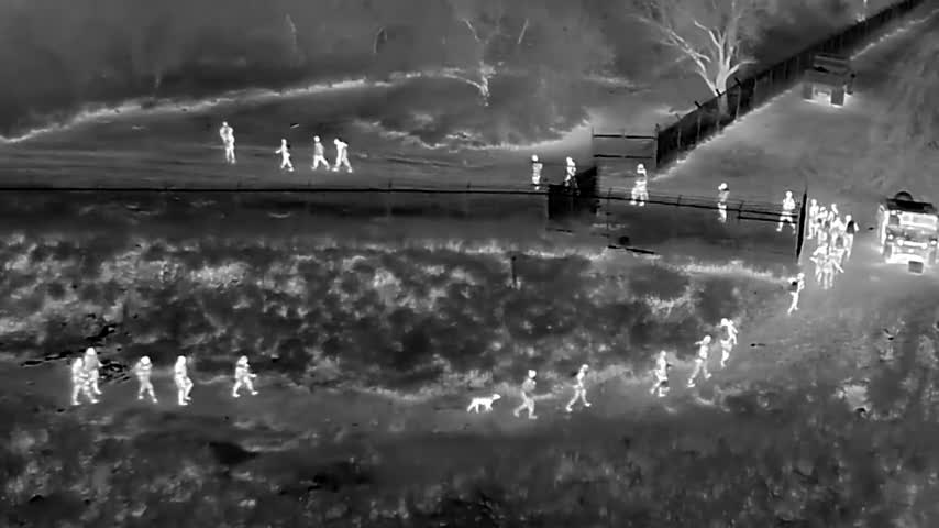 Hundreds of Illegals Cross Into United States