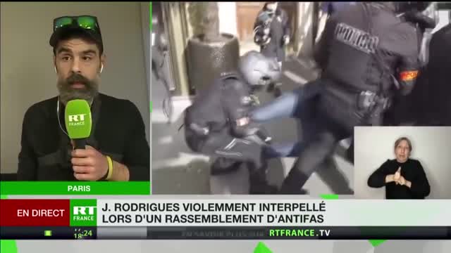 Jérôme Rodrigues interpellé à Paris