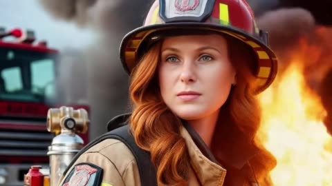 LADY FIREFIGHTER