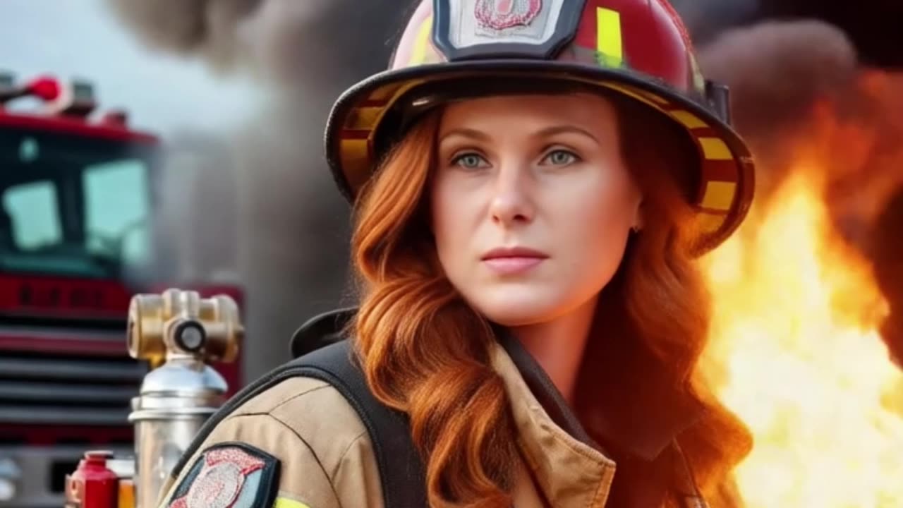 LADY FIREFIGHTER