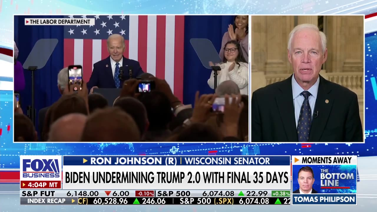 Sen. Ron Johnson: Democrats realize something went wrong