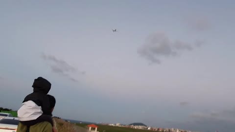 Jeju Airport, where hundreds of planes take off a day.