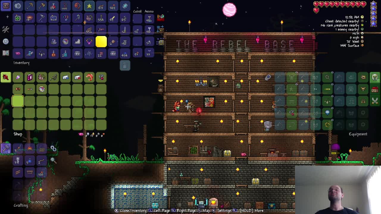 Better Living Through Tinkering; Terraria, Expert Drunk World; Ep 45