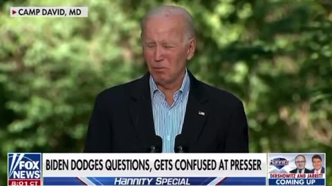 Biden gets rattled ...