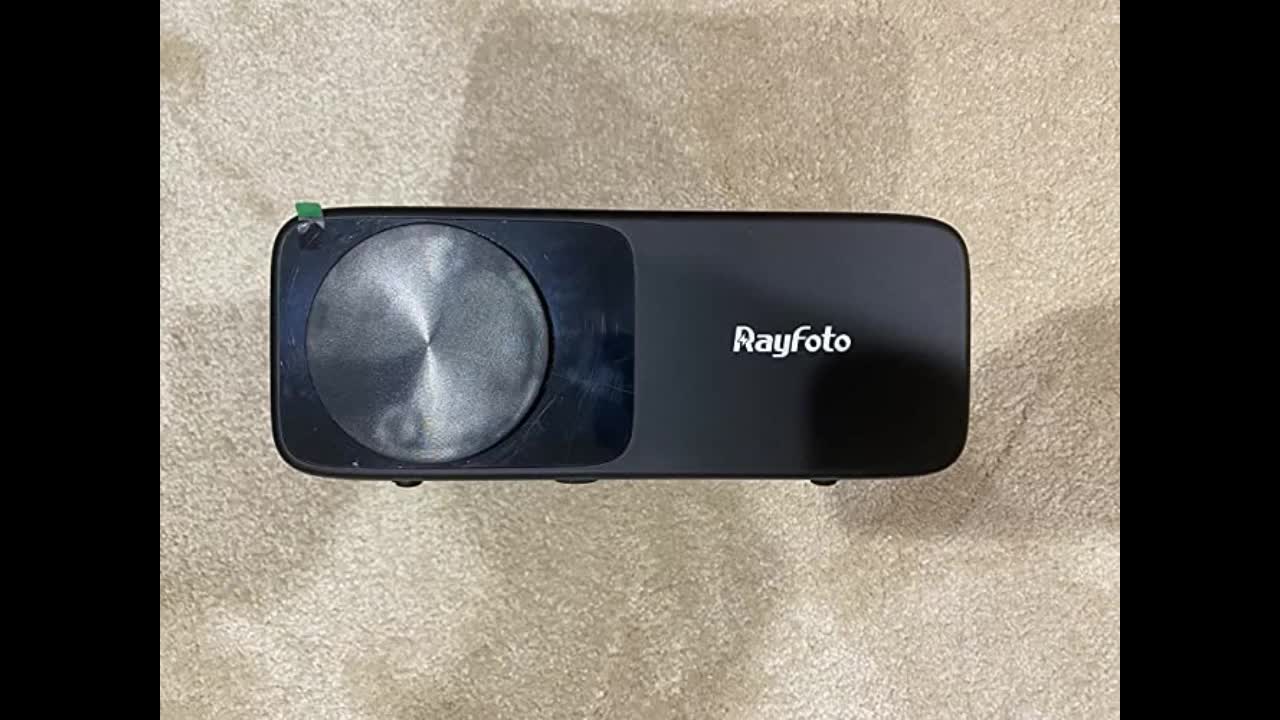 Review: Sponsored Ad - Projector with WiFi and Bluetooth, Rayfoto Native 1920 × 1080P HD 9500L...