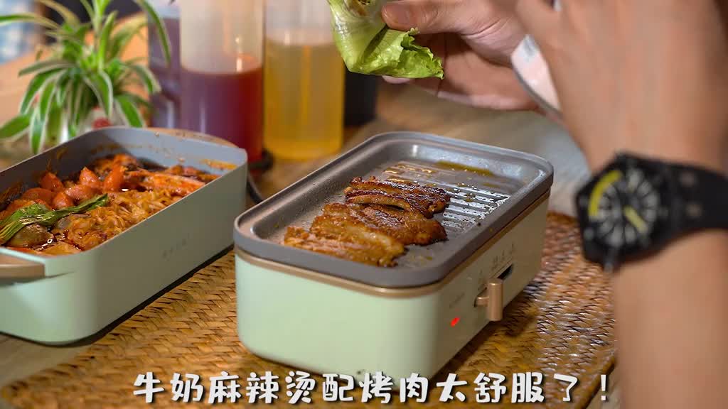 A person's night would like to have a little spicy hot barbecue