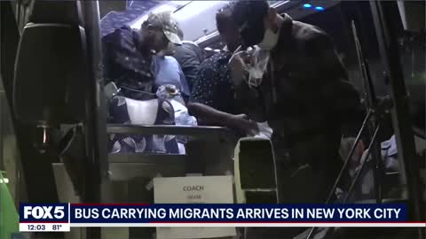 Texas buses migrants to NYC