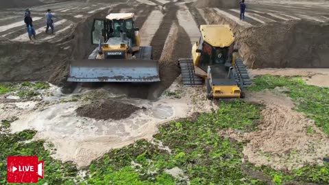 Large excavator digging excavator #engineering vehicle tractor#3 (1)