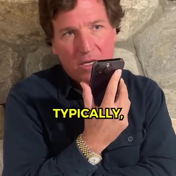 Tucker Talks to Canadian State Media on Phone..