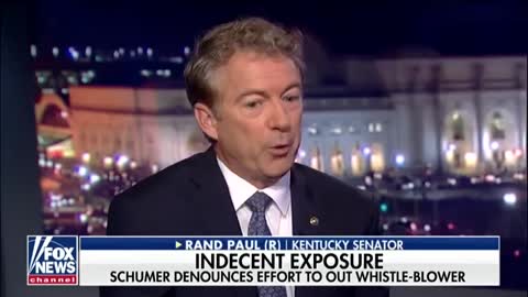 Rand Paul: No law stops me from saying Ukraine whistleblower's name