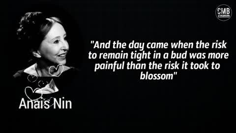 Anais Nin | Motivational Quotes | Luxury is not a necessity