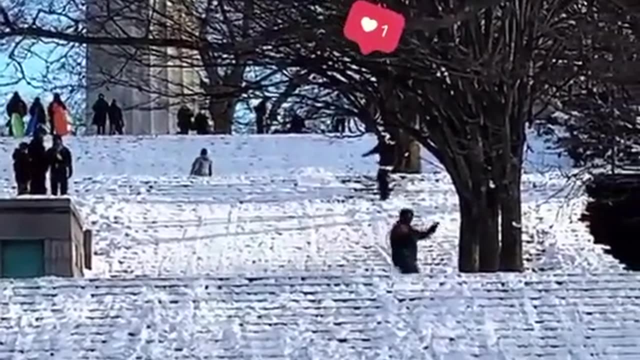Only in New York City 🤣 No Slopes No Prob 🤣