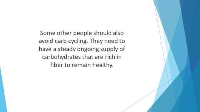 Benefits of Carb Cycling