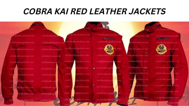 Top 2 Jackets | Cobra Kai | William Zabka | Red and Black Leather Jacket