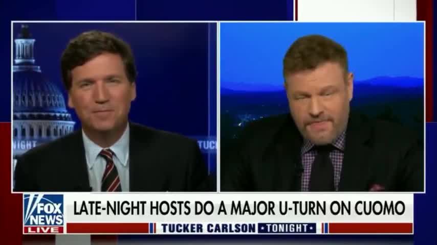 Tucker and Mark Steyn RIP Late Night Comedy's Tune Shift on Cuomo