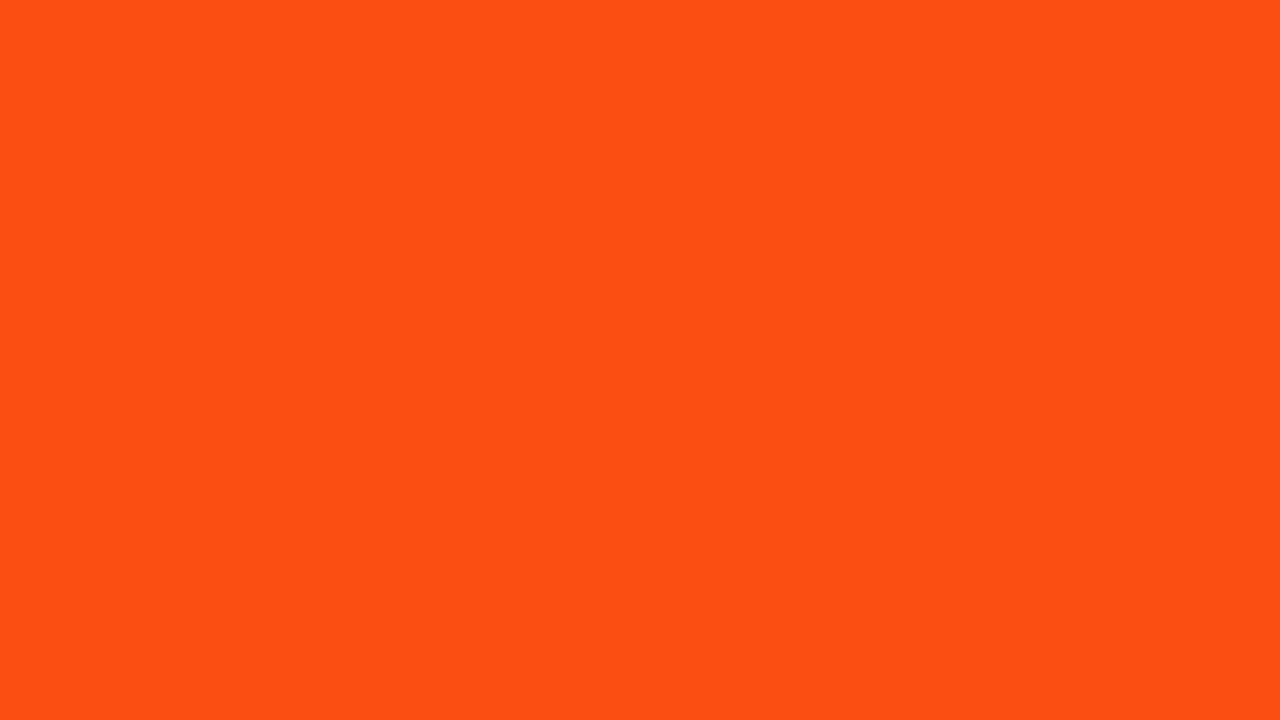 4k Neon Orange Screen For 10 hours
