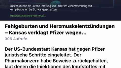 Kansas verklagt Pfitzer