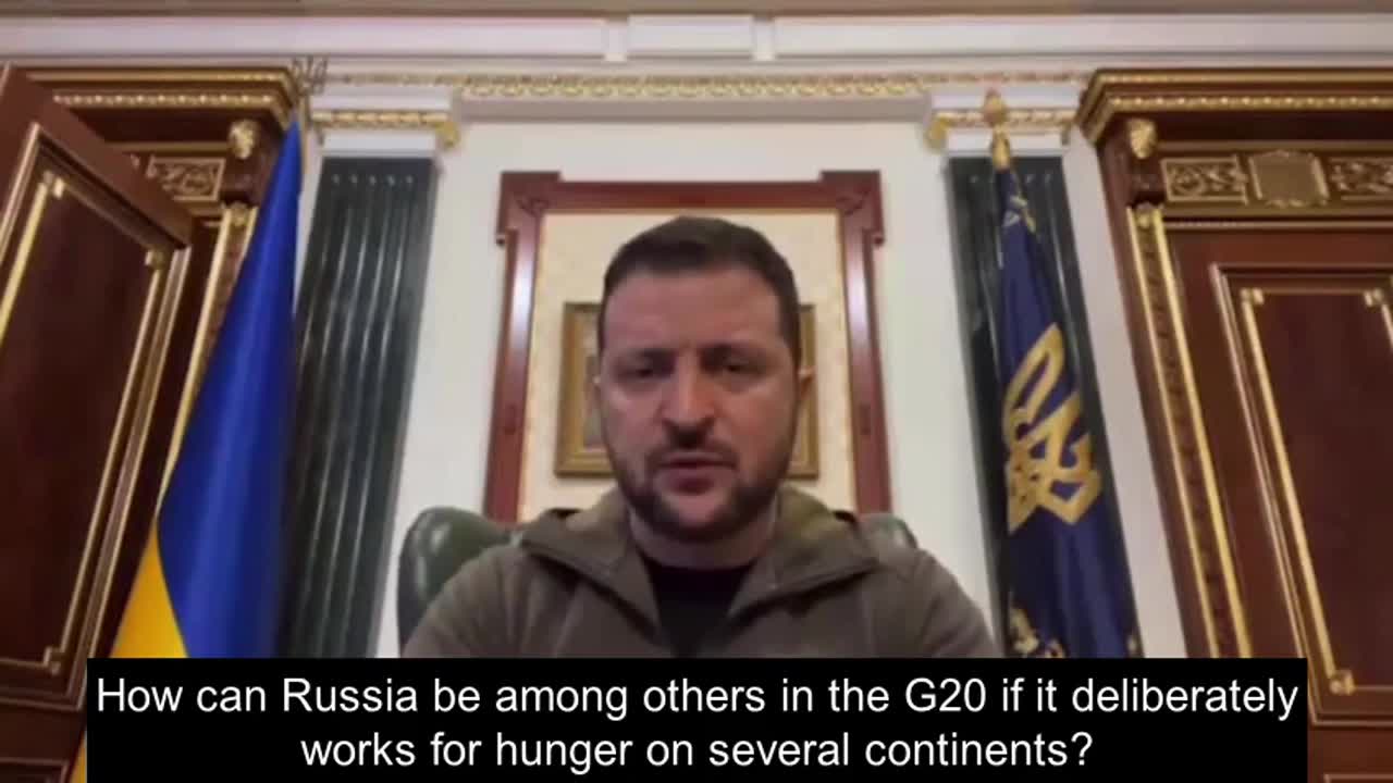 Zelensky - Now we need a tough international reaction both at the UN level and at other levels