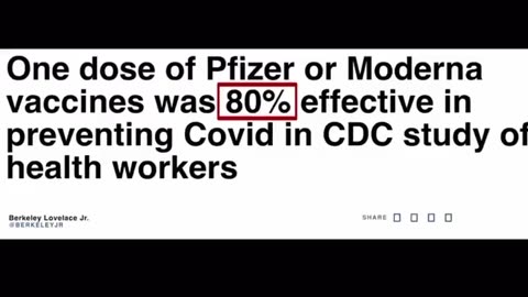 Vaccine efficiency- moving the goalpoast.