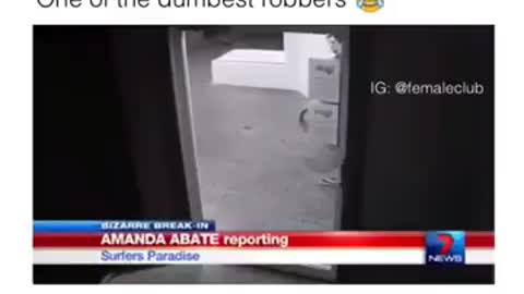 First time i am very laughing , one of the dombest robber