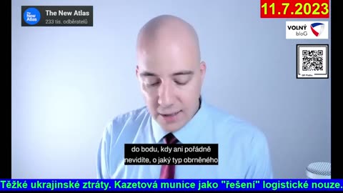 11.7.2023 Těžké ukrajinské ztráty. Kazetová munice jako "řešení" logistické nouze.