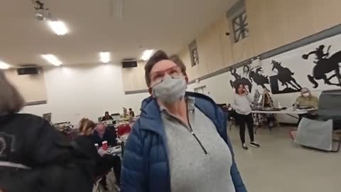 Canadian Stasi Nazis attacking Canadian citizens at Pritchard's farmer's market Kamloops BC