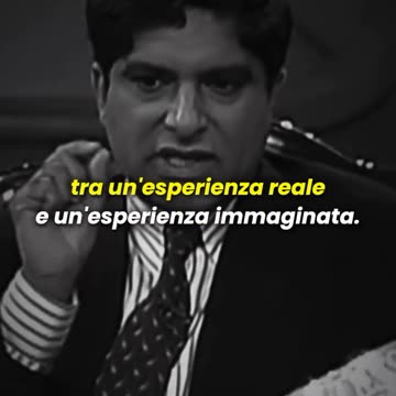 Il nostro cervello non riconosce la differenza tra un'esperienza reale e un'esperienza immaginata