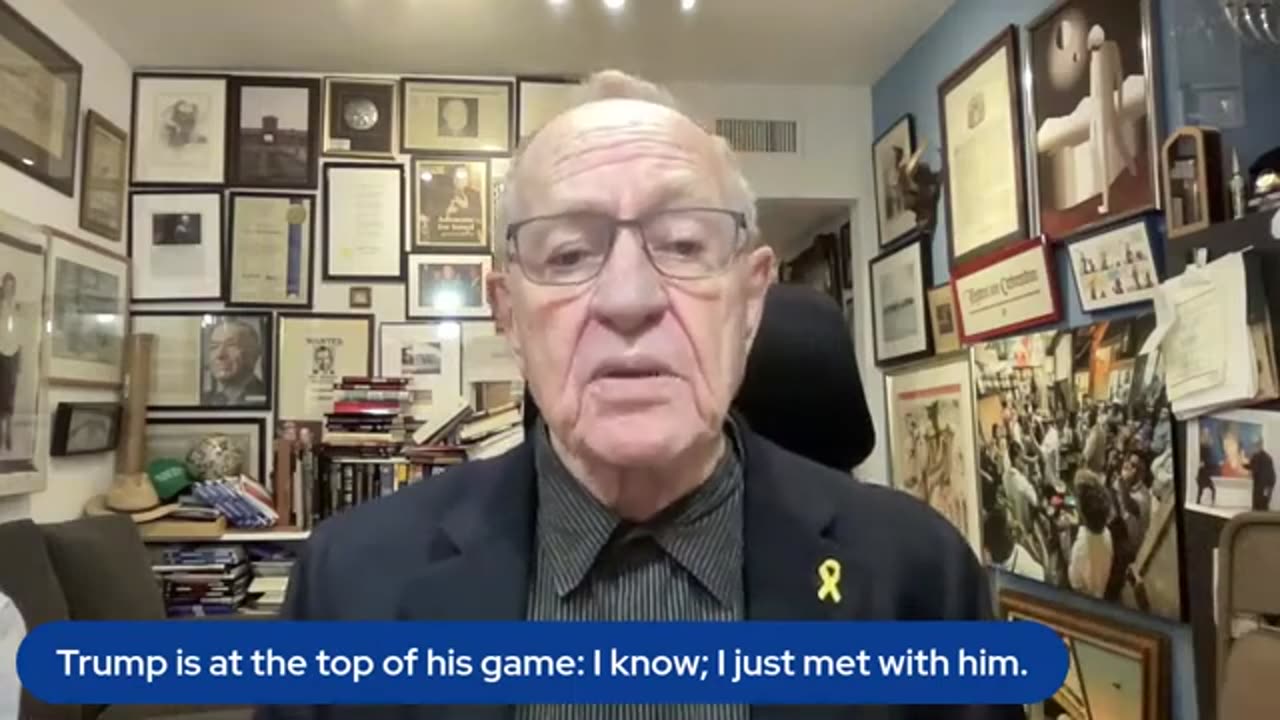 Alan Dershowitz: Trump is at the top of his game- I know; I just met with him! | 12/16/24