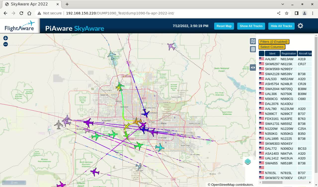 July 12th 2022 time lapse